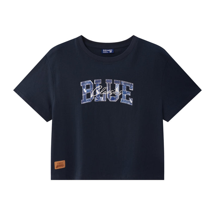 Blue Classics Crop Top