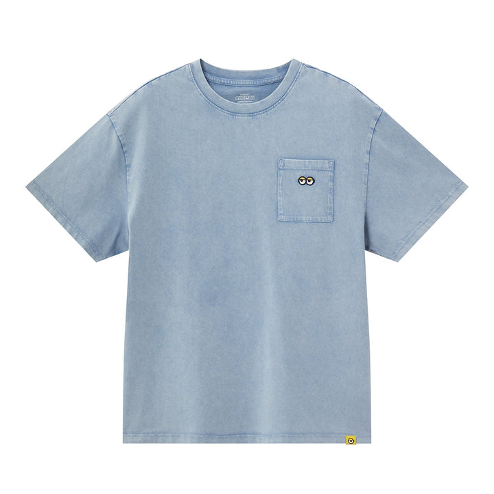 Minions Pattern Denim Tee