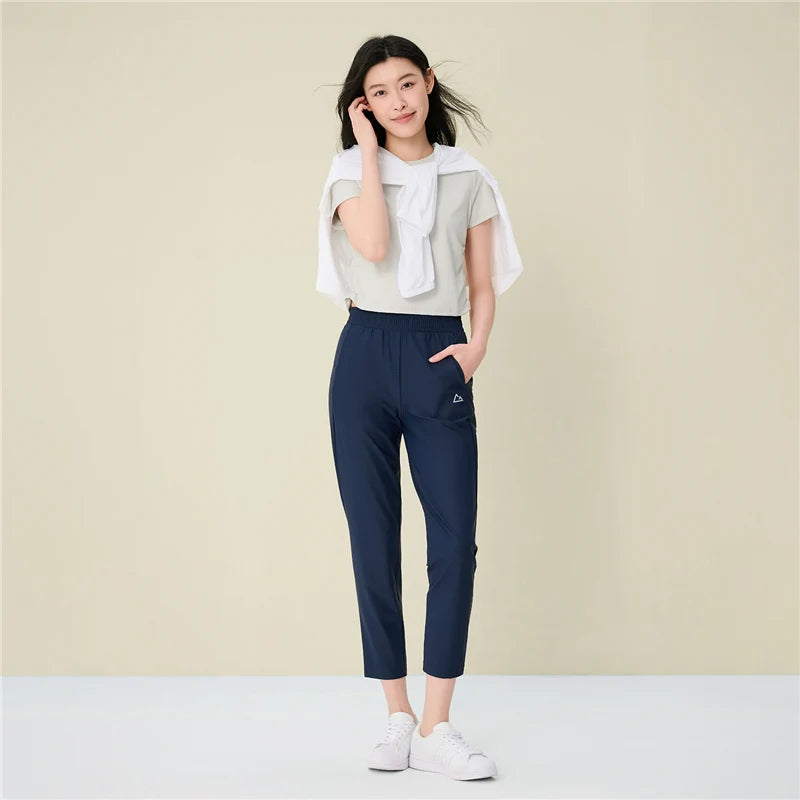 High-Waist Wrap Knit Pants