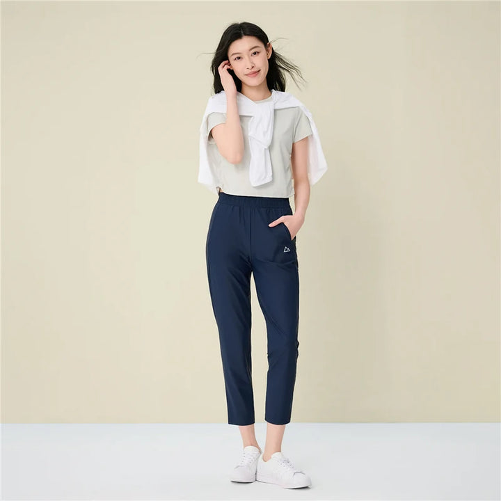 High-Waist Wrap Knit Pants