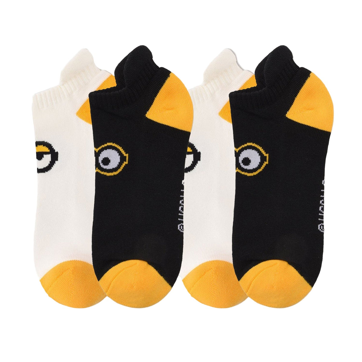 2-Pair Minions Ankle Socks
